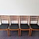 Set de 4 chaises de salle à manger en teck pour Farstrup Møbler, Danemark Années 1960