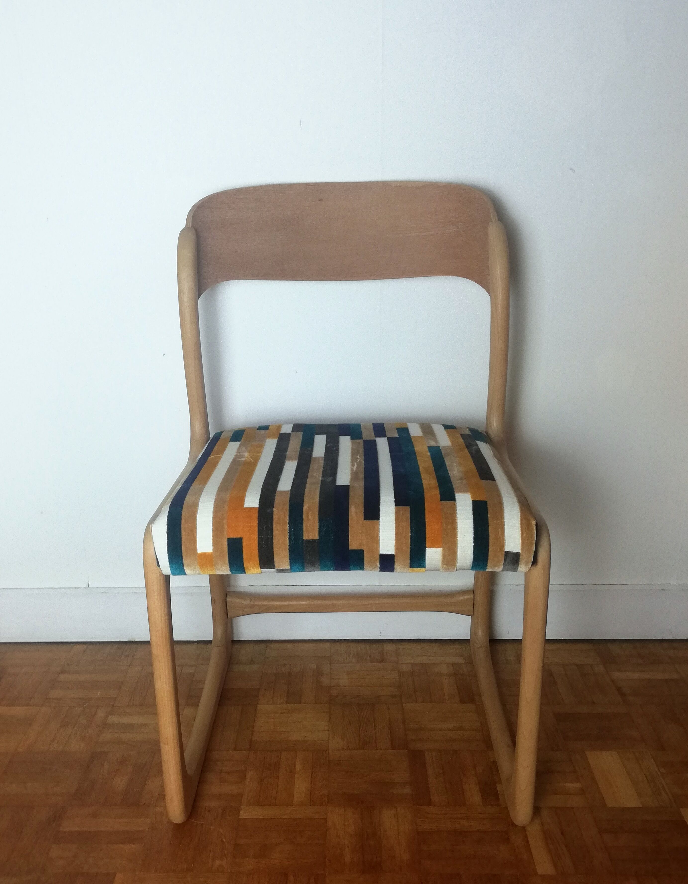 Renovated Baumann sled chair