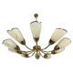 Modern mid-century chandelier by Instala Děčín.