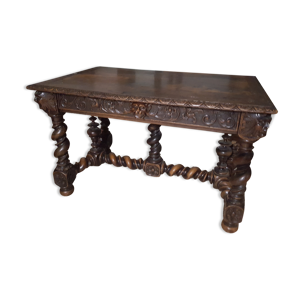 Bureau table louis xiii