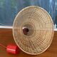 Suspension rotin vintage