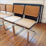 Set of 4 chairs cesca B32 Marcel Breuer by Thonet