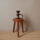 Vintage ceramic hand candle holder handmade pottery Scandinavian country spirit japandi