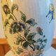 Cracked vase with chinese and floral decoration XlX th century