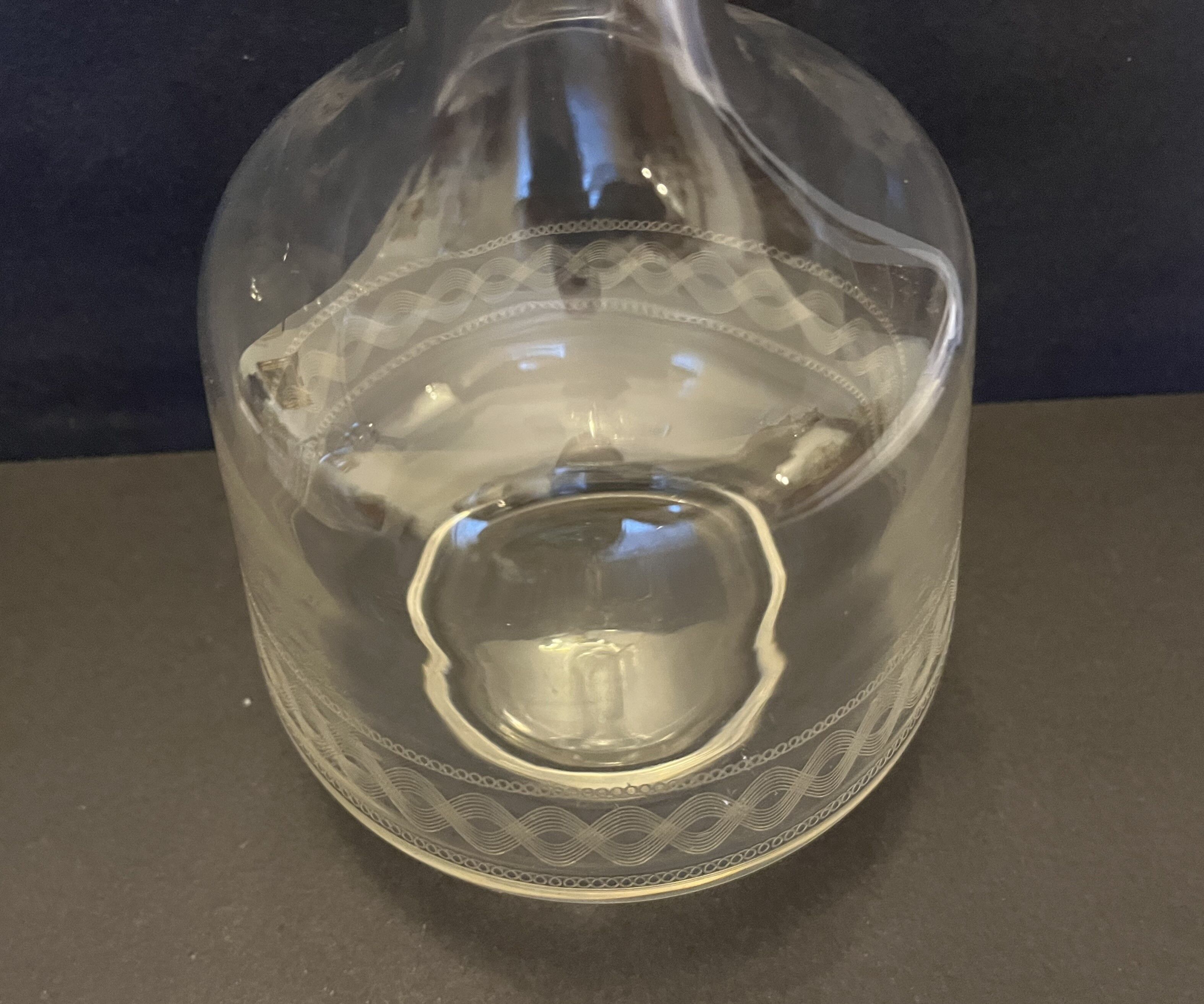 Pair of antique decanters