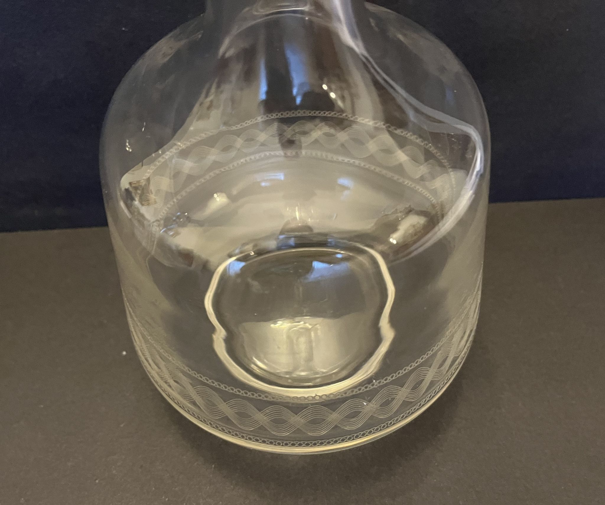 Pair of antique decanters