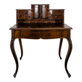 Small happiness desk of the day in mahogany
