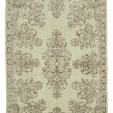 Handmade Vintage Oriental Beige Carpet 195 cm x 308 cm - 36585