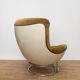 Armchair by Michel Cadestin, 1970s, reupholstered.