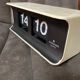 Vintage clock with flip flap junghans