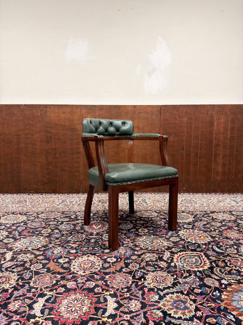 Classic English Chesterfield Chair