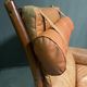 Arne Norell Inca Lounge Chair and footstool Sweden 1960's