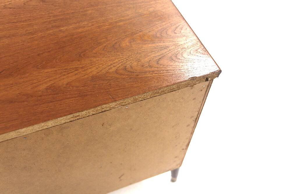 Commode scandinave en teck, Bröderna Gustavssons, Markaryd, Suède, 1960