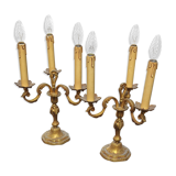 Bronze candelabras