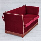 1970s, Danish "Spanish" sofa, original condition, furniture velour.