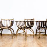 Art deco rattan armchairs 1920