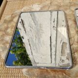 Duo of barber mirrors to pose