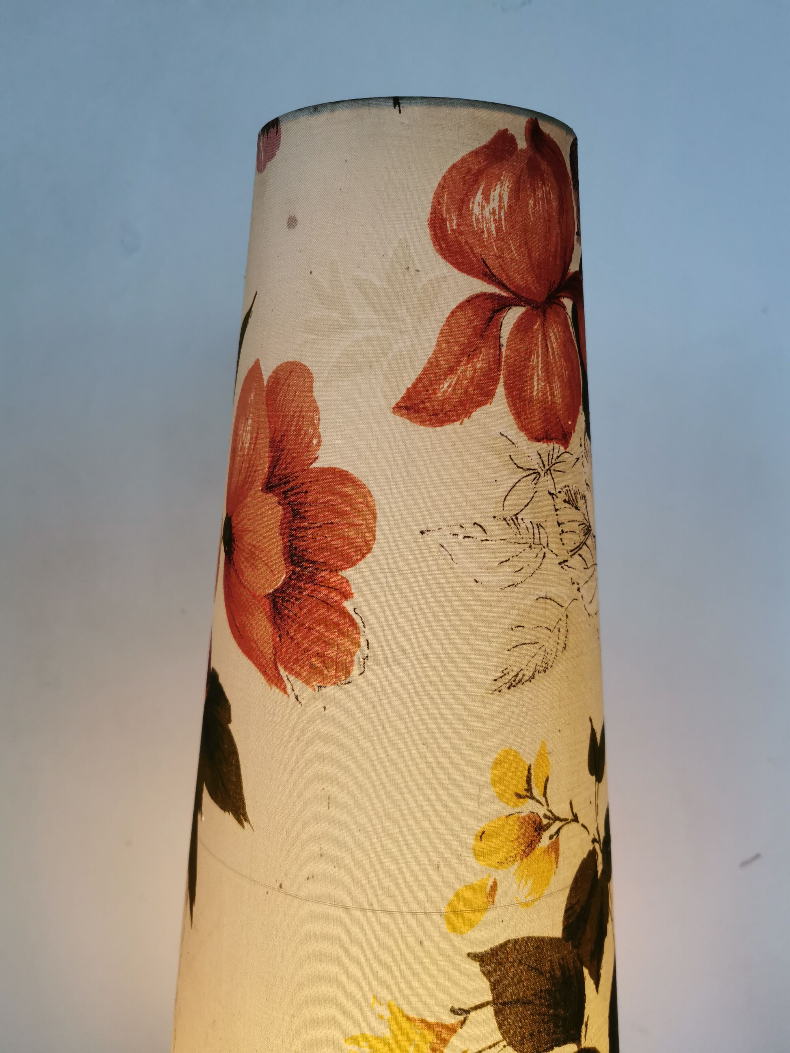 Vintage tripod floor lamp