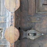 Antique carved wooden window and shutter from Rajasthan