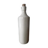 White stoneware bottle