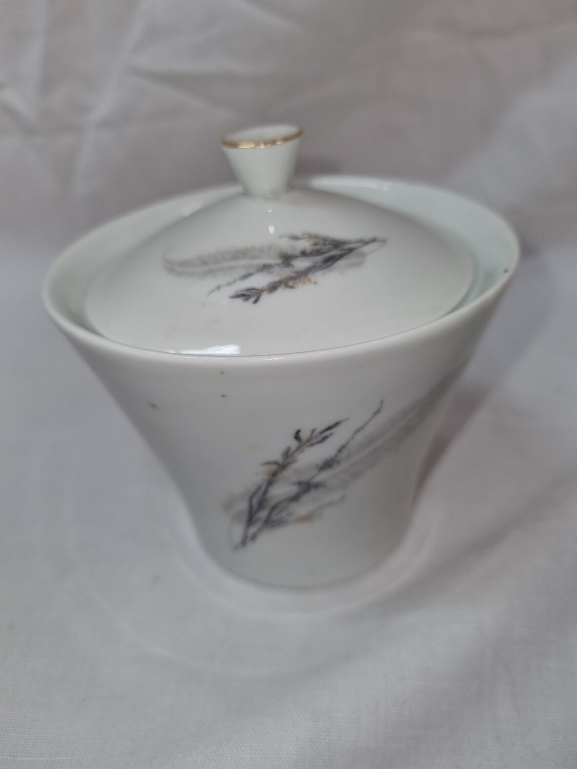 Cafetière porcelaine de Sologne et tasses