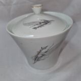 Sologne porcelain coffee maker and cups