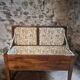 Old oak storage chest or flour bin