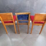 3 chaises art déco anciennes