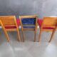 3 chaises art déco anciennes