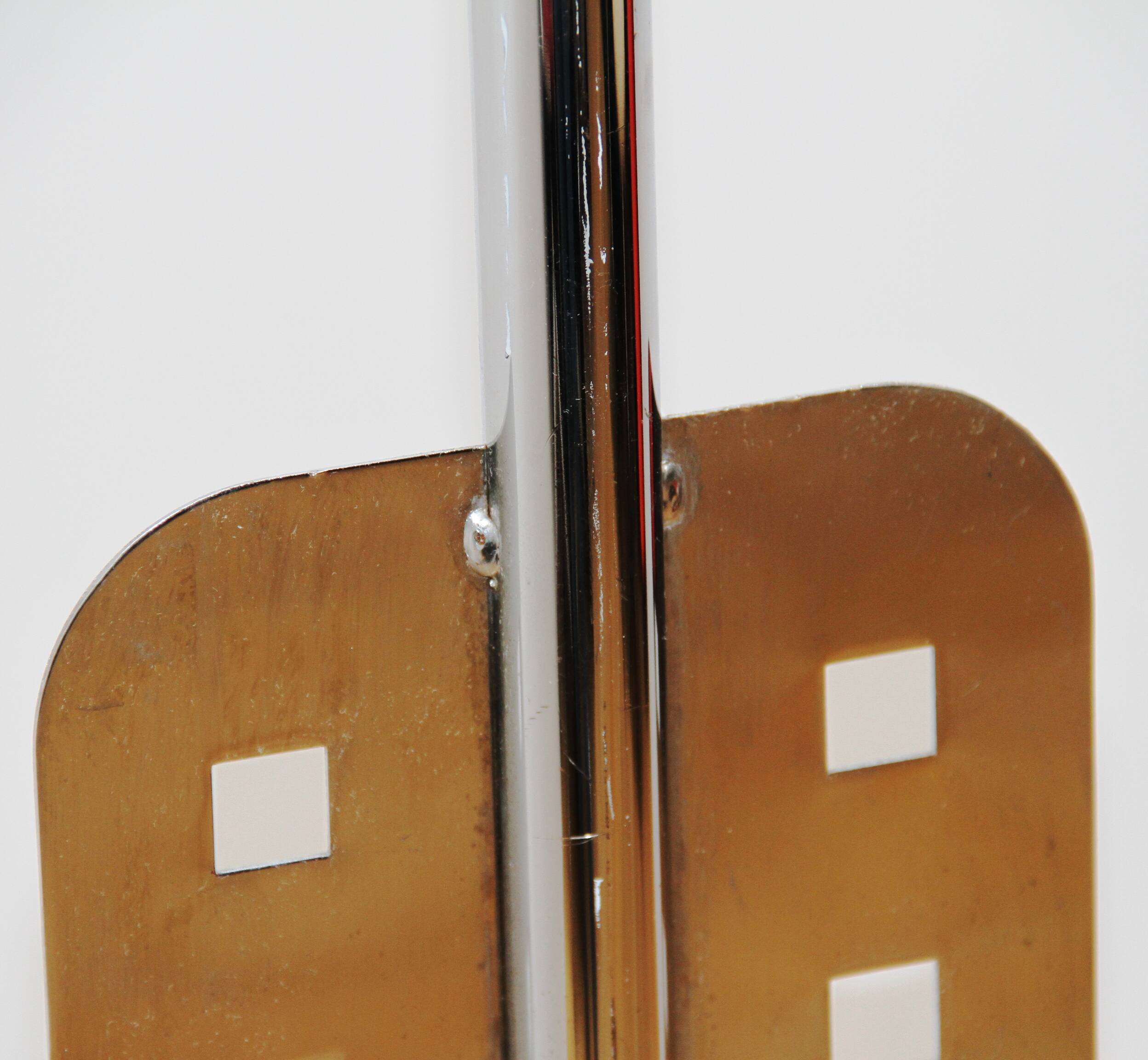 Designer stainless steel coat rack