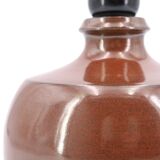 Burgundy brown ceramic lamp Sncf Mardandises