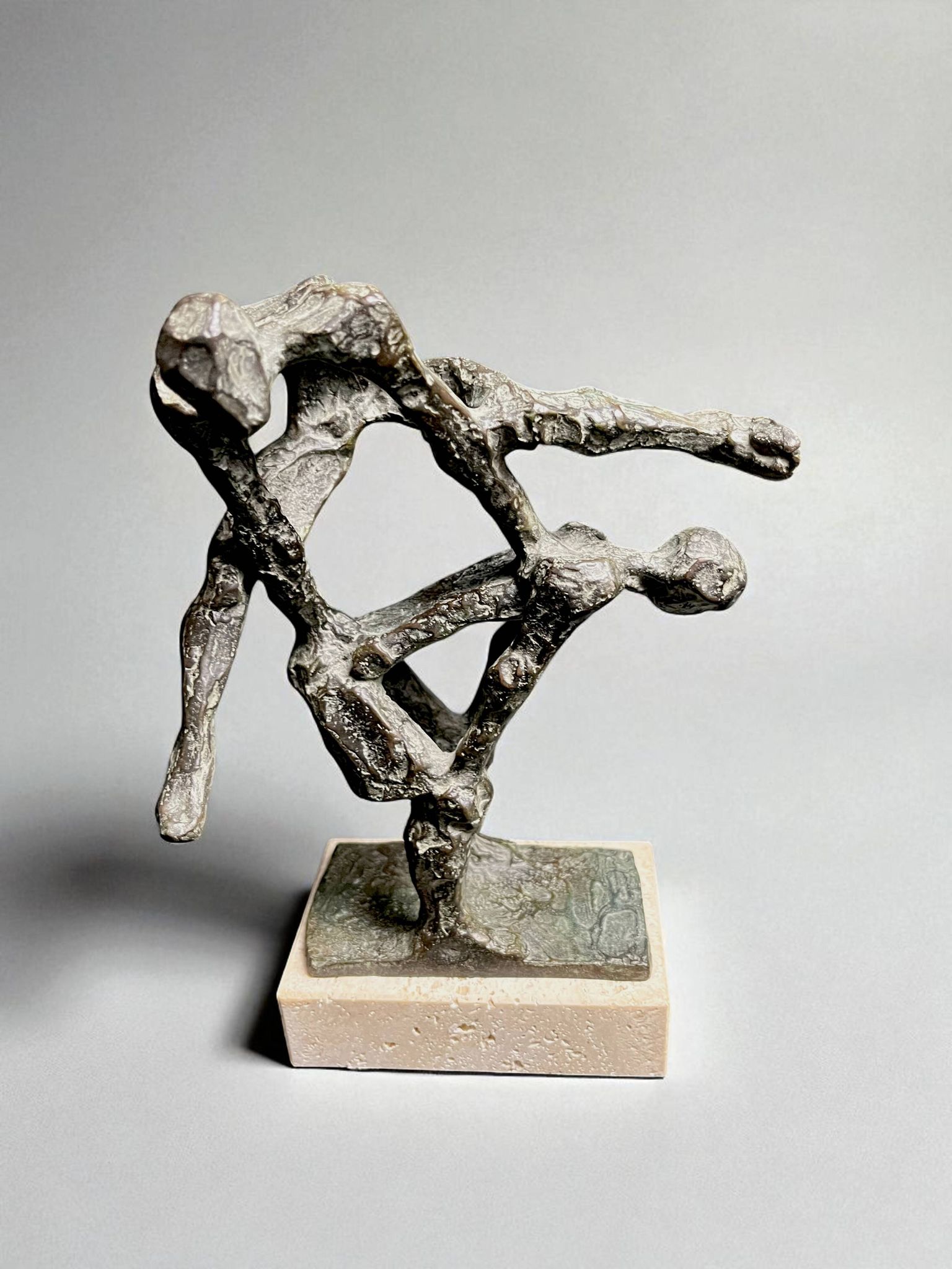 Velilla ubago, sculpture en bronze « pídola » signée numérotée xxème