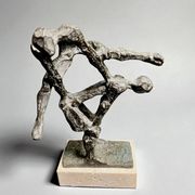 Velilla ubago, sculpture en bronze « pídola » signée numérotée xxème