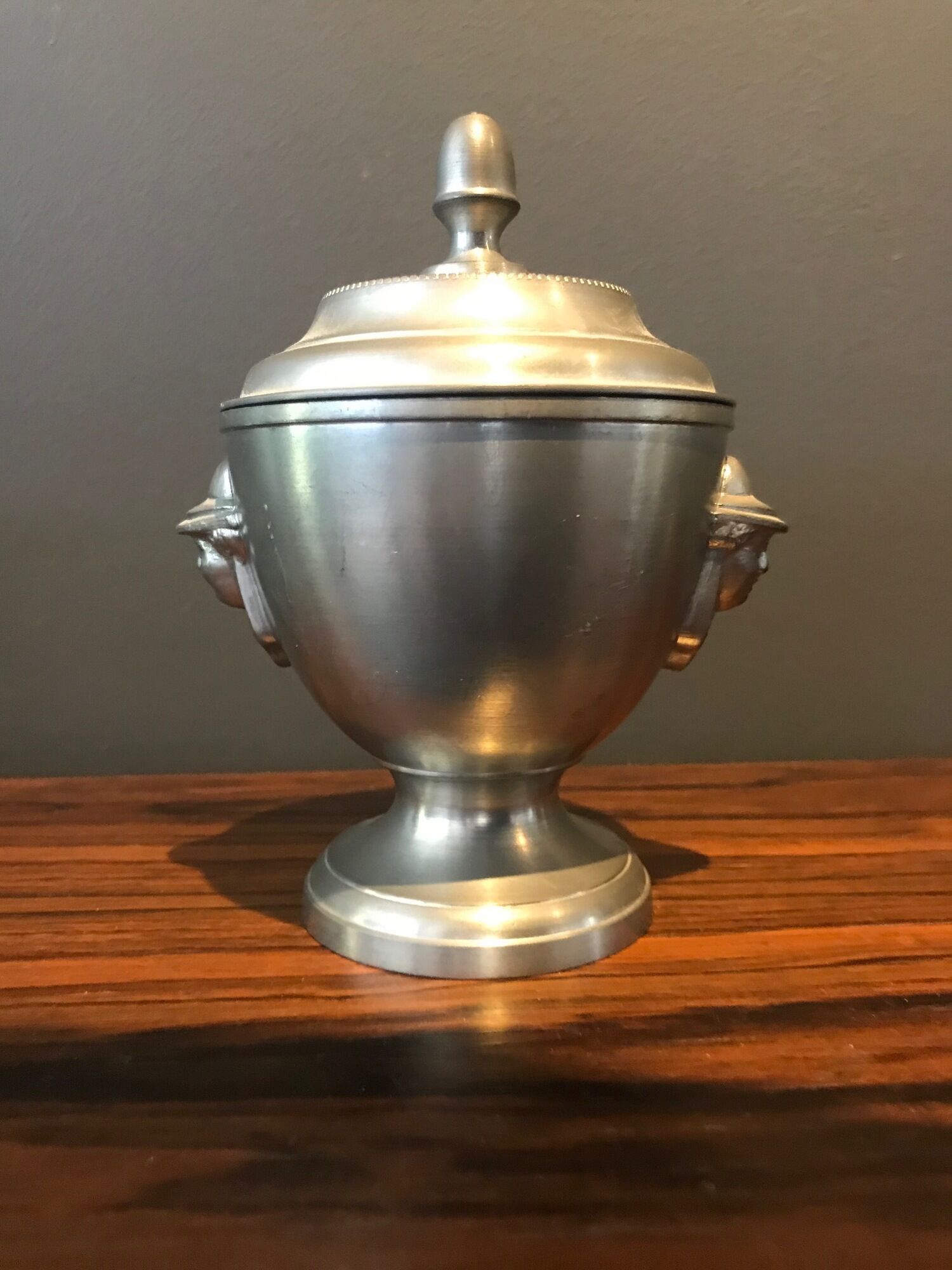 complete set of coffee and tea with milk pot and sugar art Deco in tin