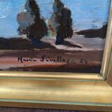 Tableau Huile sur toile 1954