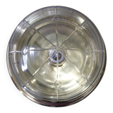 Art Nouveau brass and glass ceiling light, Czechoslovakia, 1930s