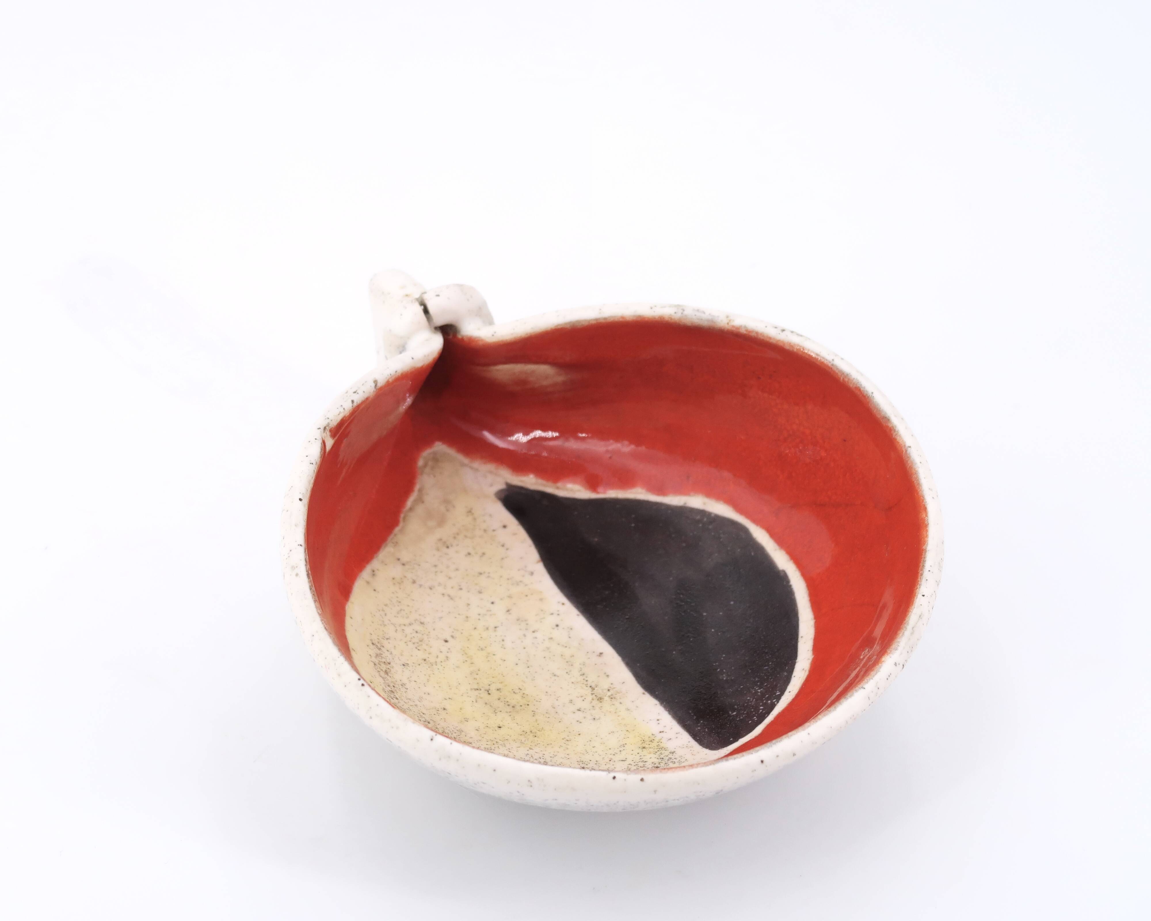 Empty ceramic pocket abstract decoration by Mado Jolain