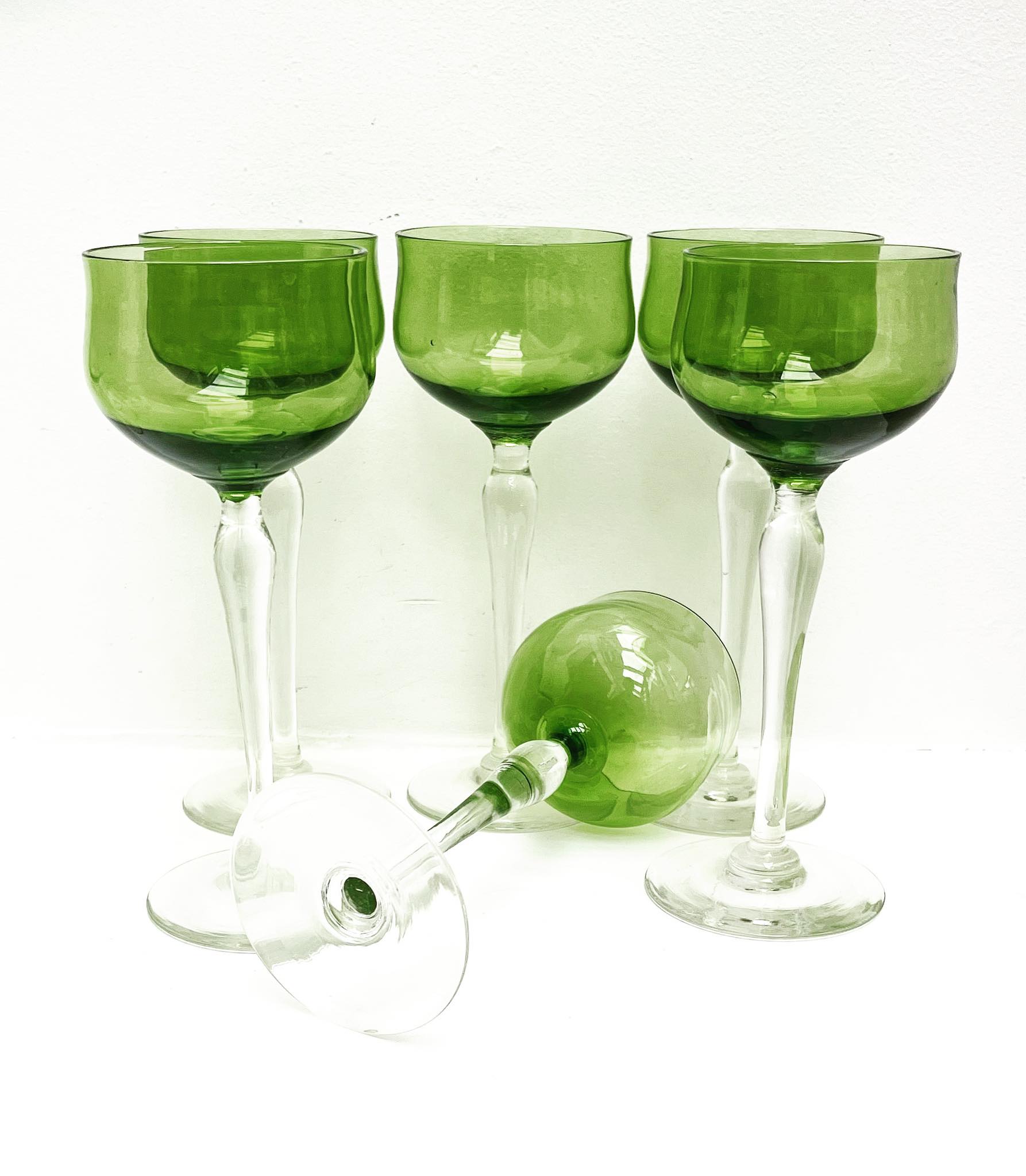 Set of 6 a glasses cristal Val Saint Lambert