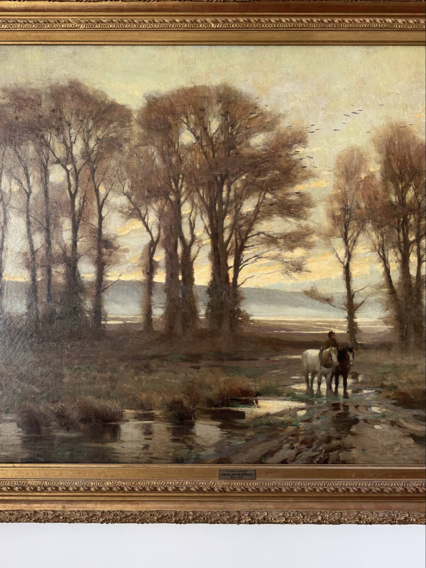 Monumental tableau Jan Willem Von Borselen (1825-1892)