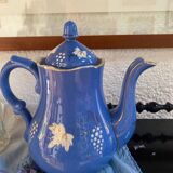 Old Sarreguemines earthenware coffee maker