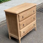 Vintage Bibus Louis XV commode renovated in oak from the 1950s.