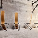 Series of 4 Chairs by Pietro Arosio for Airon 1980