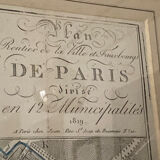 Plan of Paris in 1819