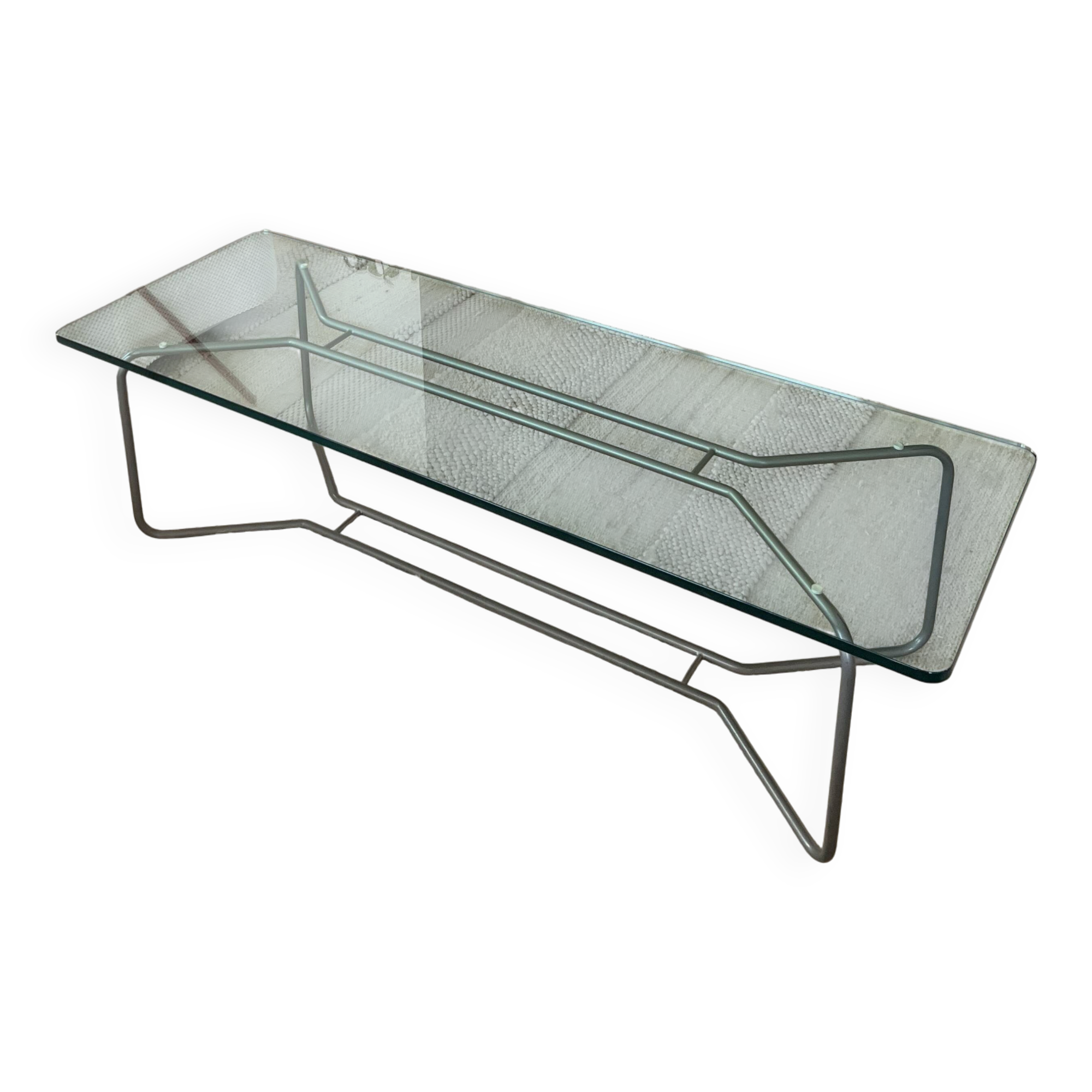 Table basse design moderniste (Style Bauhaus / Space Age)