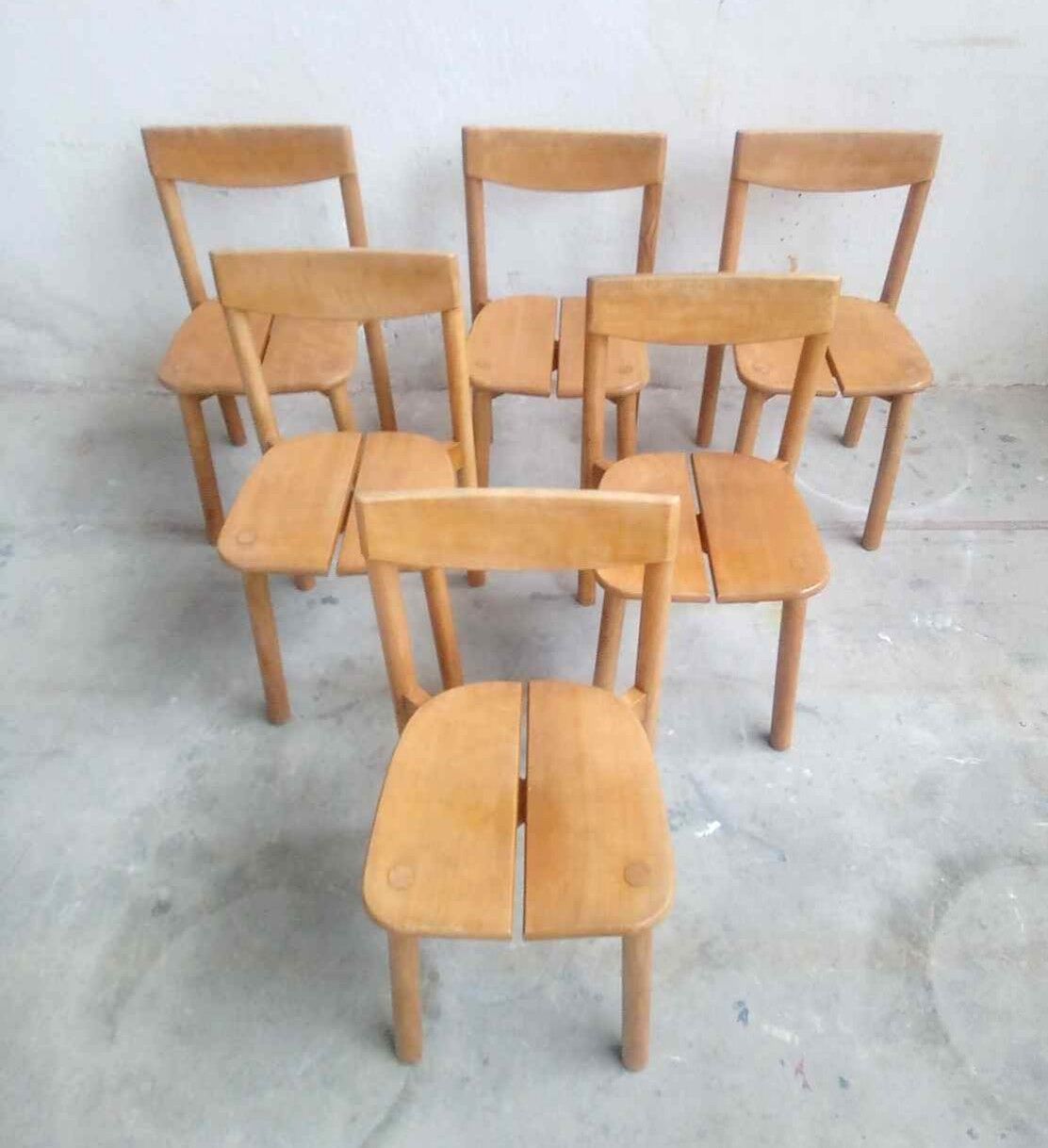 Lot de 6 chaises Gautier Delaye