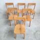 Lot de 6 chaises Gautier Delaye
