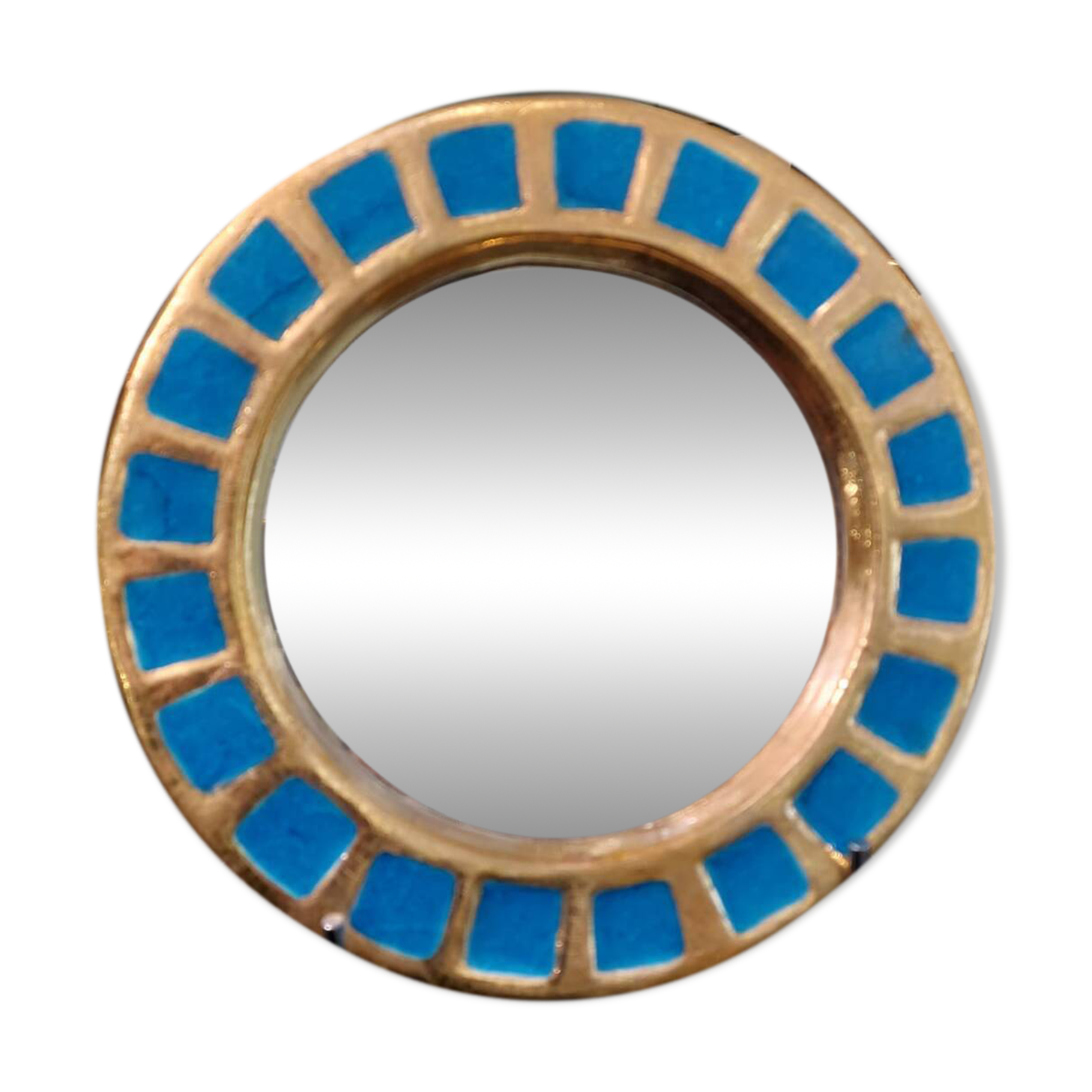 Mithé Espelt (1923-2020) Blue Sun Mirror