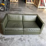 Pfister sofa for Knoll khaki leather