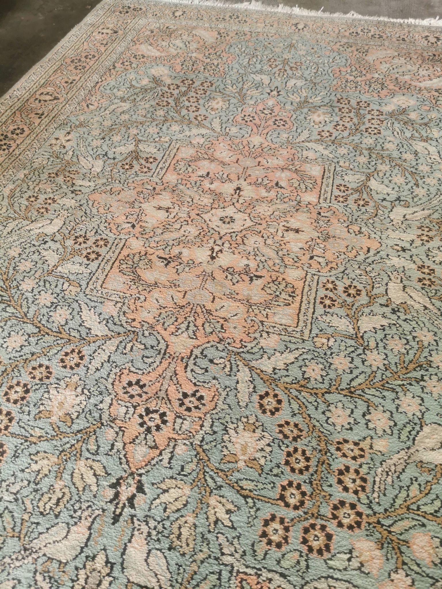 Tapis Cachemire Soie Inde
