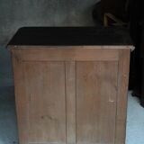 Blackened wood jam maker sideboard 19th Parisian style